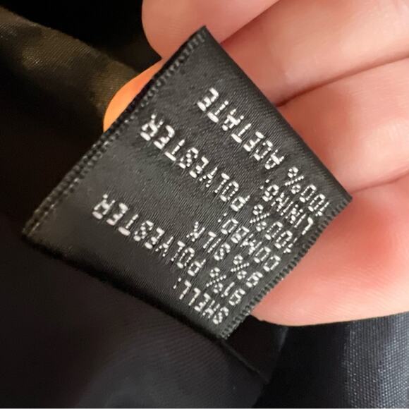 Carmen Marc Volvo abstract floral mini dress sz 4 - Picture 6 of 8